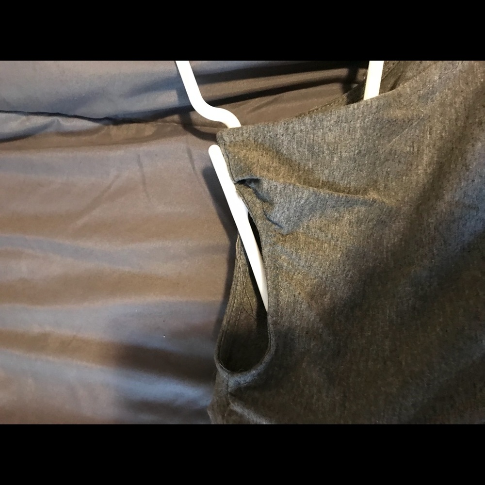 Grey top dress up or dress down